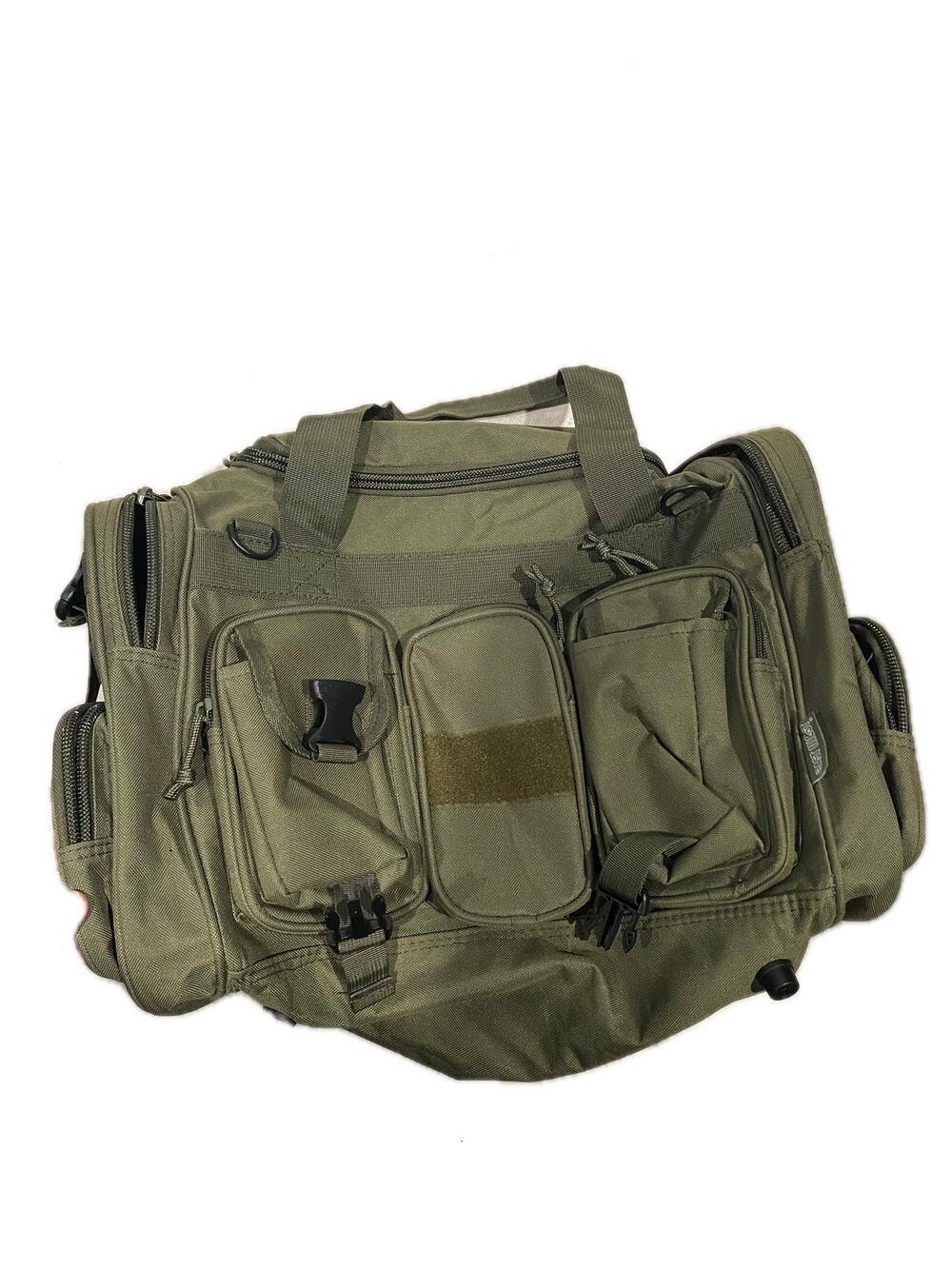 East West Heavy Canvas Green Duffel 18"x12"x12"